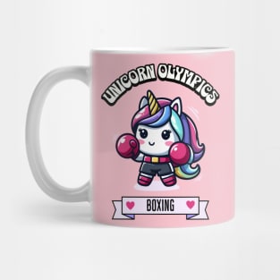 Boxing Unicorn Olympics 🥊🦄 - Knockout Cuteness! Mug